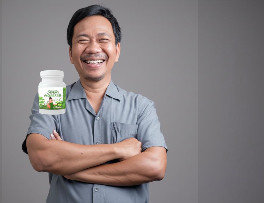 happy middle aged man playing with grandchildren showing increased energy