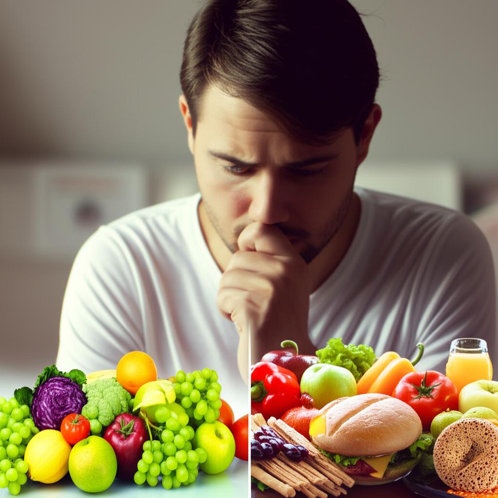 thoughtful man contemplating health choices