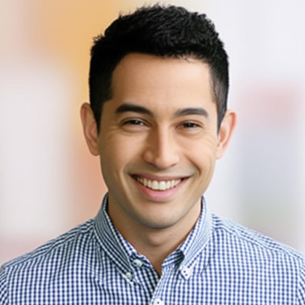 Man smiling confidently, feeling relieved